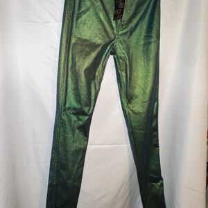 JCJQ Metallic Green Pants